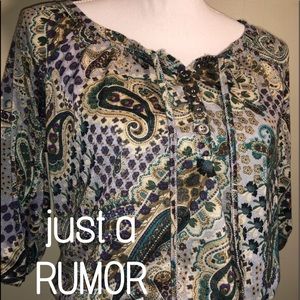 XS Multicolored Blouse (Vintage)